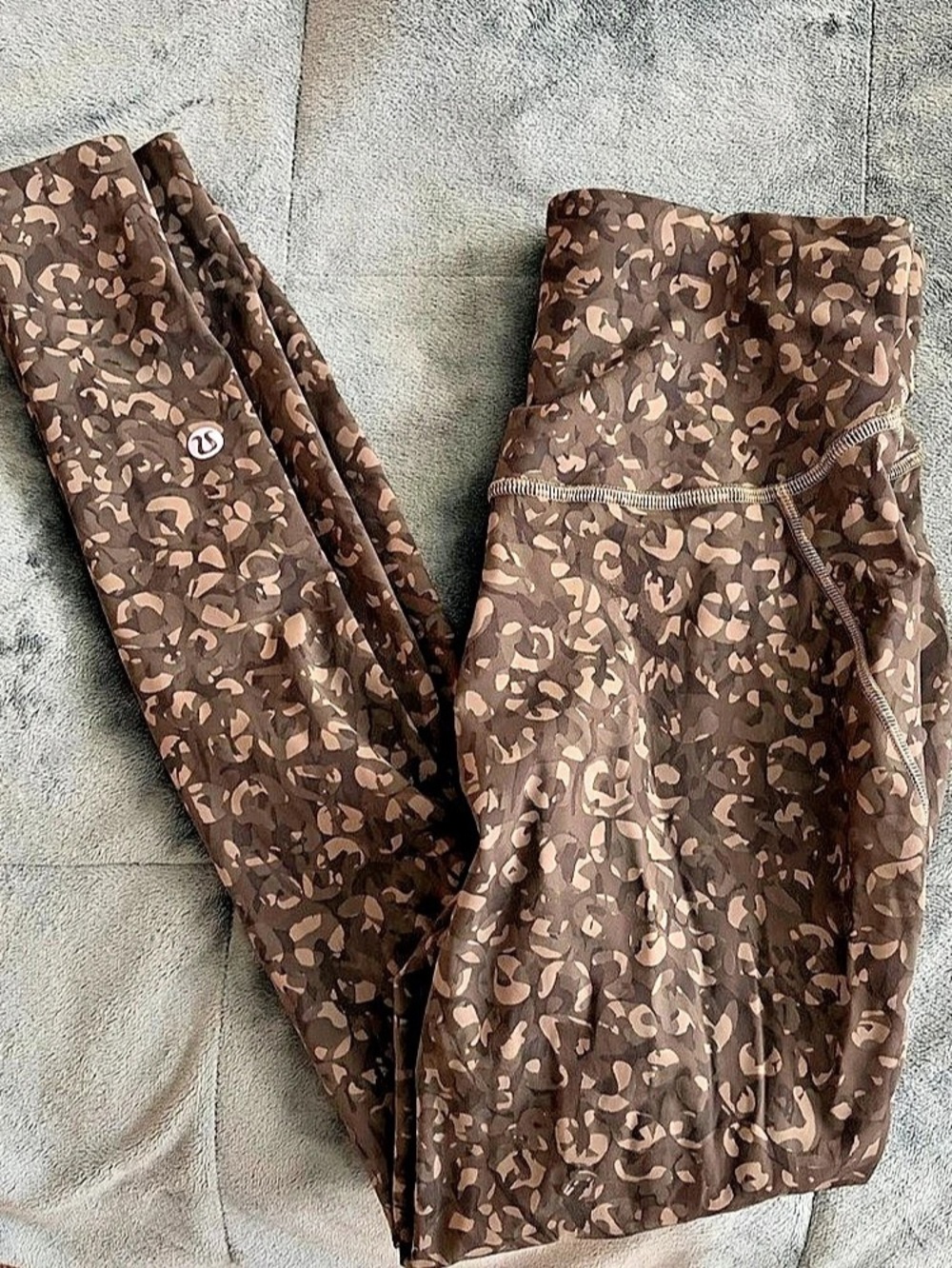 lululemon High-Rise Pant Leggings Brown & Green Size 4